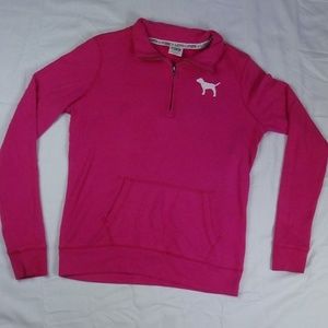 Victoria Secret PINK quarter zip Pullover